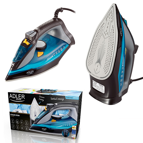 Žehlička s keramickou žehliacou plochou 3000 W ADLER AD 5032